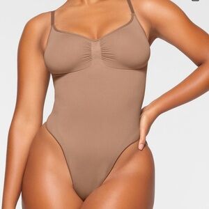 SKIMS Brown Shapewear Bodysuit